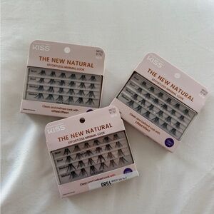 Kiss The New Natural Cluster Lashes in Noir